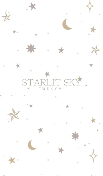 [LINE着せ替え] SIMPLE STARLIT SKY.MEKYM 22の画像1