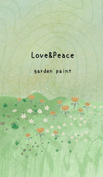 [LINE着せ替え] 油絵アート【garden paint 477】の画像1