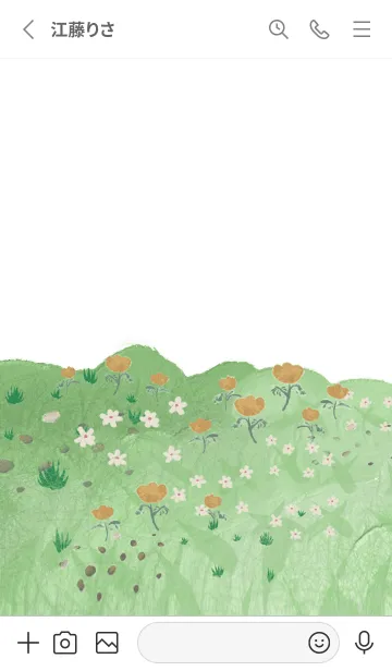 [LINE着せ替え] 油絵アート【garden paint 477】の画像2