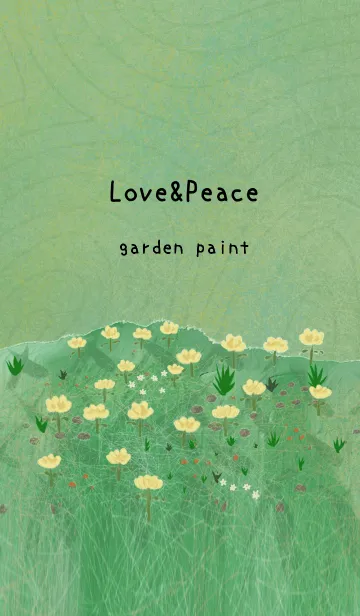 [LINE着せ替え] 油絵アート【garden paint 478】の画像1