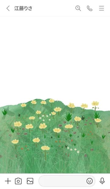 [LINE着せ替え] 油絵アート【garden paint 478】の画像2