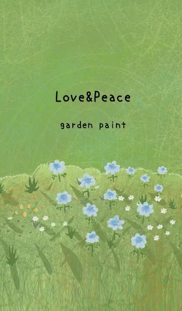 [LINE着せ替え] 油絵アート【garden paint 479】の画像1