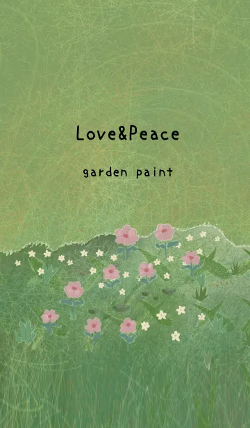 [LINE着せ替え] 油絵アート【garden paint 480】の画像1