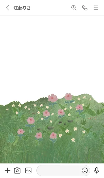 [LINE着せ替え] 油絵アート【garden paint 480】の画像2