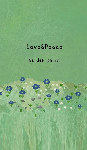 [LINE着せ替え] 油絵アート【garden paint 481】の画像1