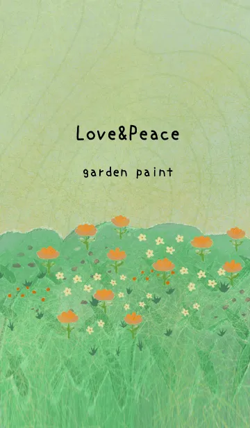 [LINE着せ替え] 油絵アート【garden paint 482】の画像1