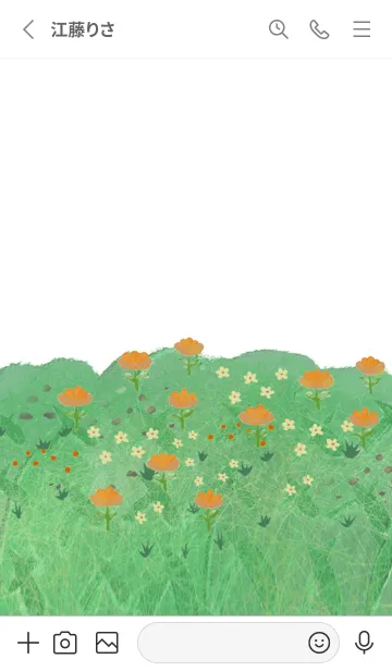 [LINE着せ替え] 油絵アート【garden paint 482】の画像2