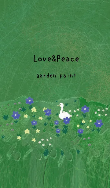 [LINE着せ替え] 油絵アート【garden paint 483】の画像1