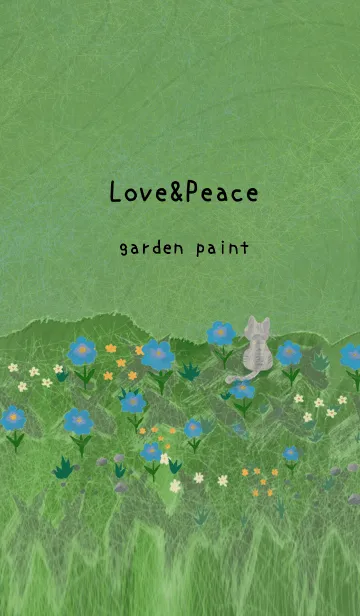 [LINE着せ替え] 油絵アート【garden paint 484】の画像1