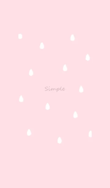 [LINE着せ替え] drop simple♡pink11_1の画像1