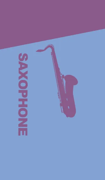 [LINE着せ替え] Saxophone CLR 青藤色の画像1