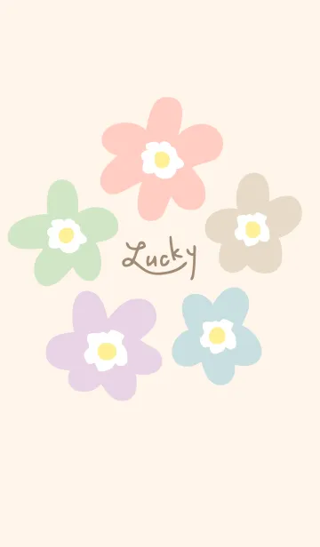 [LINE着せ替え] 北欧風 お花28の画像1