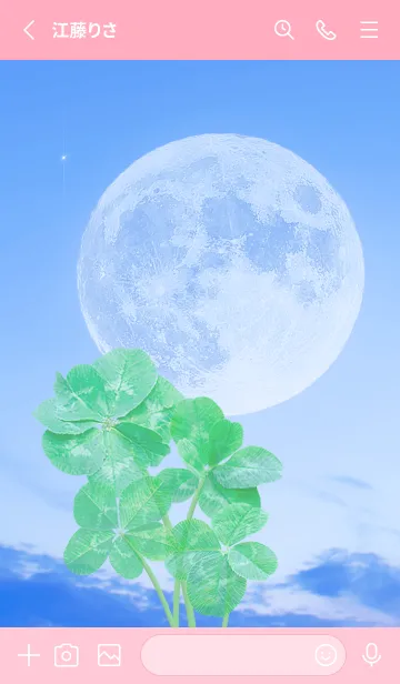 [LINE着せ替え] Real Lucky Clovers Full Moon #1-25の画像2