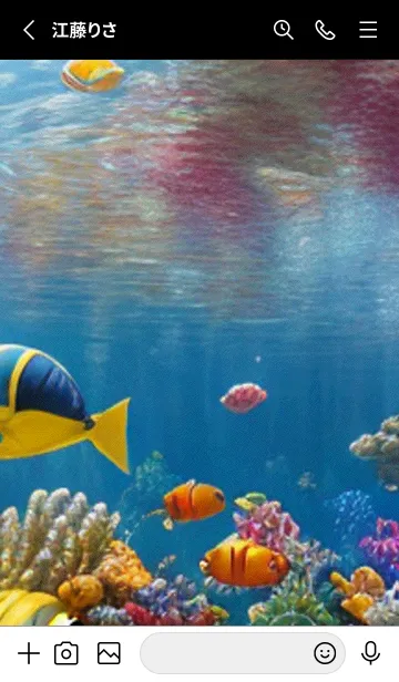 [LINE着せ替え] 熱帯魚の夢#FP027。の画像2