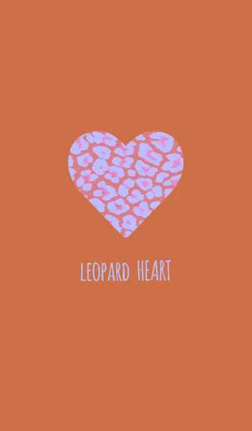 [LINE着せ替え] レオパード ハート 150の画像1