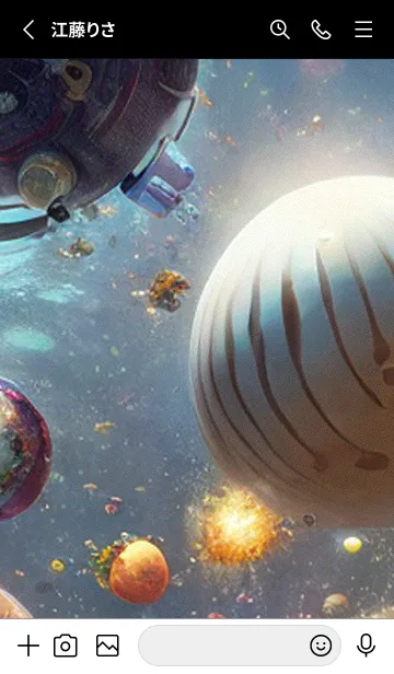 [LINE着せ替え] 熱帯魚の夢#FR019。の画像2