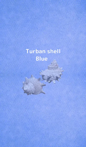 [LINE着せ替え] Turban shell BLUEの画像1