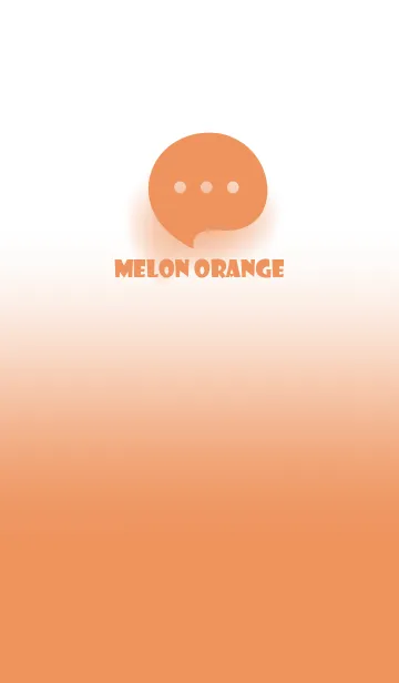 [LINE着せ替え] Melon orange & White Theme V.4 (JP)の画像1