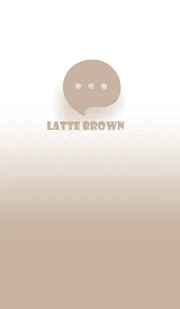 [LINE着せ替え] Latte brown & White Theme V.4 (JP)の画像1