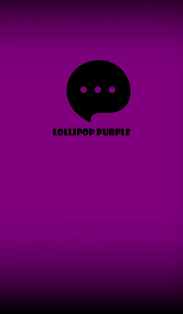 [LINE着せ替え] Lollipop Purple And Black V.4 (JP)の画像1