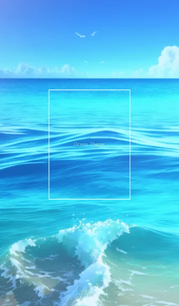 [LINE着せ替え] Ocean Theme - 002 WHの画像1