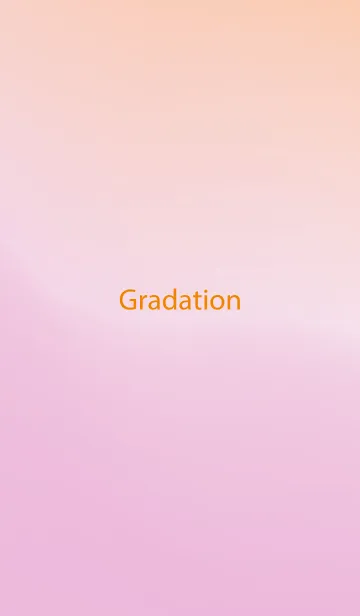 [LINE着せ替え] gradation ORANGE&PINK 101の画像1