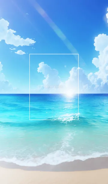 [LINE着せ替え] Ocean Theme - 003 WHの画像1