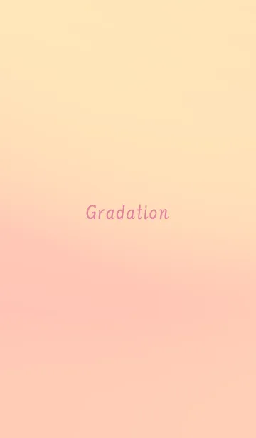 [LINE着せ替え] gradation YELLOW&PINK 86の画像1