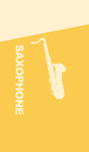 [LINE着せ替え] Saxophone CLR 支子色の画像1