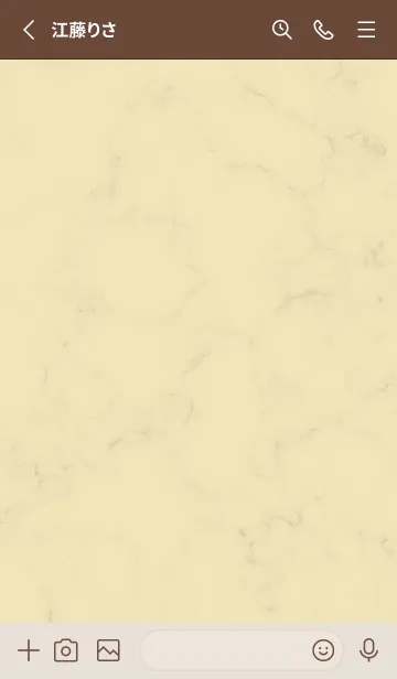[LINE着せ替え] Simple Marble_yellow15_1の画像2