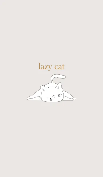 [LINE着せ替え] lazy cat..38の画像1