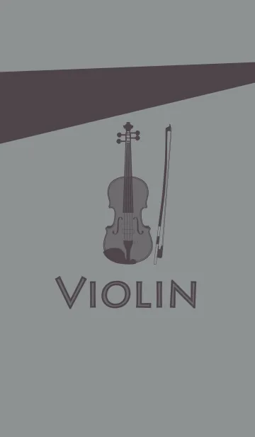 [LINE着せ替え] Violin CLR アルミニウムグレイの画像1