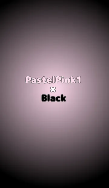 [LINE着せ替え] パステルピンク1●ブラック.TKCの画像1