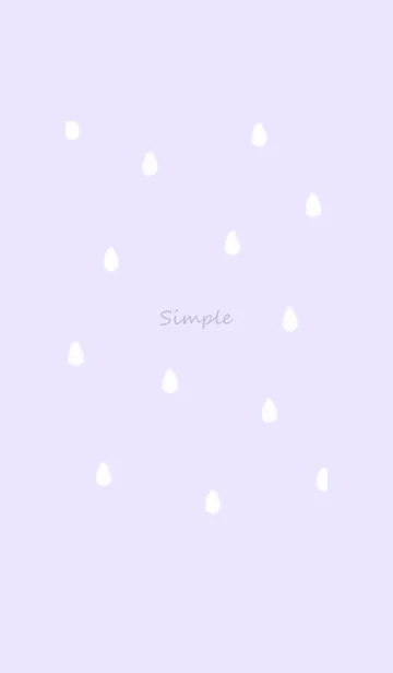 [LINE着せ替え] drop simple♡lilac13_1の画像1