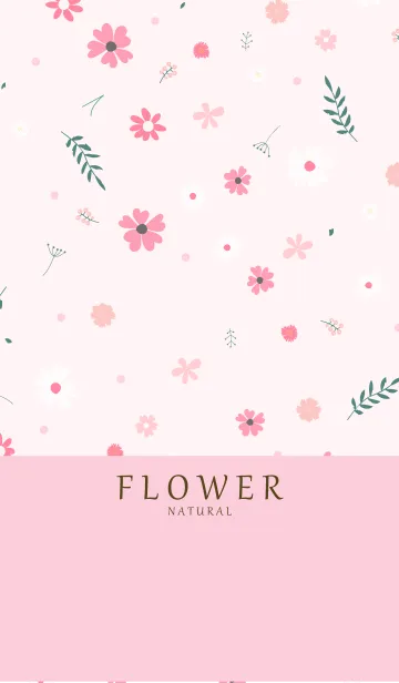 [LINE着せ替え] FLOWER PINK -NATURAL-17の画像1