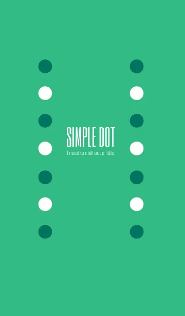 [LINE着せ替え] シンプルドット -24の画像1