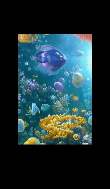 [LINE着せ替え] 熱帯魚の夢#FS110。の画像1