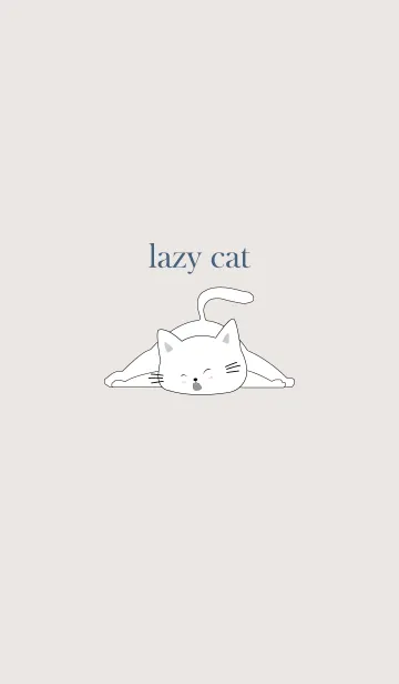 [LINE着せ替え] lazy cat..39の画像1