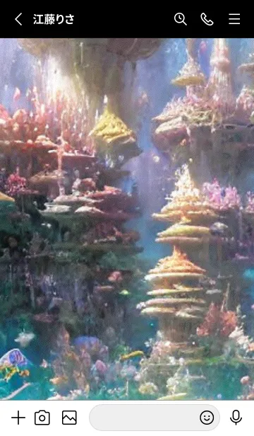 [LINE着せ替え] 熱帯魚の夢#FS17。の画像2