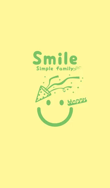 [LINE着せ替え] スマイル＆ハッピー ライムライトの画像1