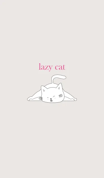 [LINE着せ替え] lazy cat..40の画像1