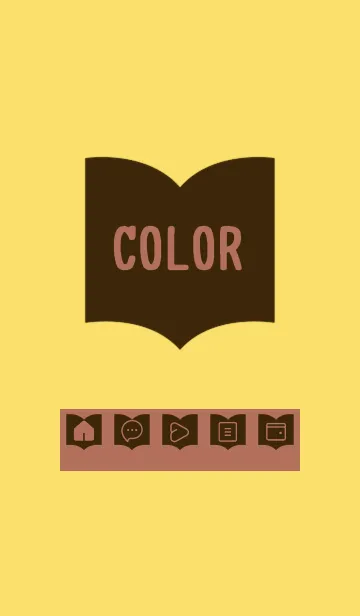 [LINE着せ替え] yellow color Q26の画像1