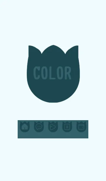 [LINE着せ替え] blue color R28の画像1