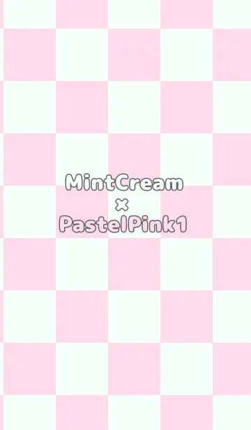 [LINE着せ替え] ミントクリーム■パステルピンク1.TKCの画像1