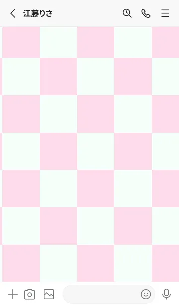 [LINE着せ替え] ミントクリーム■パステルピンク1.TKCの画像2