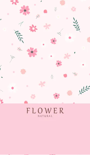 [LINE着せ替え] FLOWER PINK -NATURAL-18の画像1