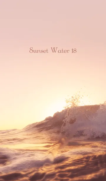 [LINE着せ替え] SunsetWater 18の画像1