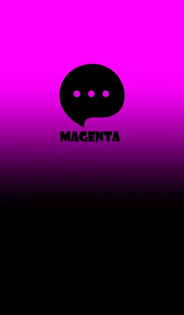 [LINE着せ替え] Black & Magenta Theme V4 (JP)の画像1