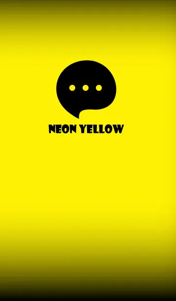 [LINE着せ替え] Neon Yellow And Black V.4 (JP)の画像1