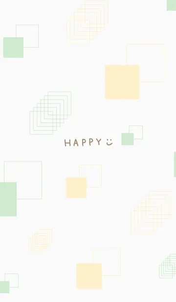 [LINE着せ替え] くすみカラーな四角24の画像1